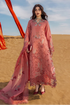 RANG RASIYA - 3PC LAWN CHIKANKAARI EMBROIDERED SHIRT WITH KHADDI NET EMBROIDERED DUPATTA AND TROUSER - HML2811
