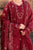 MARIA B - 3PC DHANAK EMBROIDERED SHIRT WITH DHANAK EMBROIDERED SHAWL AND TROUSER - HML2468
