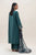 SAPPHIRE - 3PC DHANAK EMBROIDERED SHIRT WITH TWILL PRINTED SHAWL AND TROUSER - Hml2379