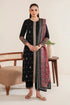 GARNET - 3PC LAWN EMBROIDERED SHIRT WITH MANAAR PRINTED DUPATTA AND TROUSER - Hml2090