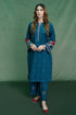 URGE - 2PC DHANAK EMBROIDERED SHIRT WITH DHANAK EMBROIDERED TROUSER - HML1848