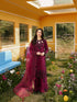 ALLYS - 3PC LAWN SEQUIN EMBROIDERED SHIRT WITH KHADDI NET EMBROIDERED DUPATTA AND TROUSER - HML2837