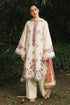 ZARA SHAH JAHAN - 3PC DHANAK EMBROIDERED SHIRT WITH PRINTED SHAWL AND TROUSER - HML1640