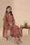 SAPPHIRE - 3PC DHANAK EMBROIDERED SHIRT WITH KHADI NET EMBROIDERED DUPATTA AND TROUSER - HML2439