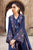 MARIA B - 3PC DHANAK EMBROIDERED SHIRT WITH TWILL PRINTED SHAWL AND TROUSER - hml2063