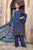 MARIA B - 3PC DHANAK EMBROIDERED SHIRT WITH TWILL PRINTED SHAWL AND TROUSER - hml2063