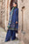 MARIA B - 3PC DHANAK EMBROIDERED SHIRT WITH TWILL PRINTED SHAWL AND TROUSER - hml2063