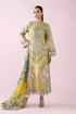 MARIA.B - 3PC LAWN PRINTED SHIRT WITH SILK PRINTED DUPATTA AND TROUSER - HML2974