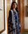 REPUBLIC WOMENSWEAR - 3PC DHANAK EMBROIDERED SHIRT WITH DHANAK EMBROIDERED SHAWL AND TROUSER - hml2054