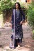 REPUBLIC WOMENSWEAR - 3PC DHANAK EMBROIDERED SHIRT WITH TWILL PRINTED SHAWL AND TROUSER - HML2469