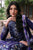 REPUBLIC WOMENSWEAR - 3PC DHANAK EMBROIDERED SHIRT WITH TWILL PRINTED SHAWL AND TROUSER - HML2469