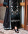 REPUBLIC WOMEN'S WEAR - 3PC DHANAK EMBROIDERED SHIRT WITH DHANAK EMBROIDERED SHAWL AND EMBROIDERED TROUSER - Hml2313