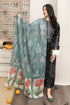 URGE - 3PC LAWN EMBROIDERED SHIRT WITH DIAMOND PRINTED DUPATTA AND TROUSER - HML1638