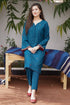 AISLING - 2PC DHANAK EMBROIDERED SHIRT AND TROUSER - HML2394