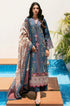 ETHNIC - 3PC LAWN EMBROIDERED SHIRT WITH PRINTED DUPATTA AND TROUSER - HML1678