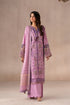 ETHNIC - 3PC LAWN EMBROIDERED SHIRT WITH MANAAR PRINTED DUPATTA AND TROUSER - HML2216