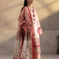 ETHNC - 3PC LAWN EMBROIDERED SHIRT WITH MANAAR PRINTED DUPATTA AND TROUSER - Hml2195