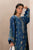 ETHNC - 3PC DHANAK EMBROIDERED SHIRT WITH COTTON NET EMBROIDERED DUPATTA AND TROUSER - HML2435