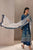 ETHNC - 3PC DHANAK EMBROIDERED SHIRT WITH COTTON NET EMBROIDERED DUPATTA AND TROUSER - HML2435