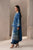 ETHNC - 3PC DHANAK EMBROIDERED SHIRT WITH COTTON NET EMBROIDERED DUPATTA AND TROUSER - HML2435