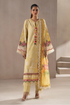 ETHNIC - 3PC LAWN EMBROIDERED SHIRT WITH CHIFFON PRINTED DUPATTA AND TROUSER - HML2212