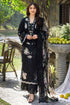 ELAF - 3PC LAWN CHIKANKAARI EMBROIDERED SHIRT WITH CHIFFON PRINTED DUPATTA AND TROUSER - HML2829