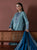 ASIM JOFA - 3PC DHANAK EMBROIDERED SHIRT WITH DHANAK EMBROIDERED SHAWL AND TROUSER - Hml2383