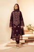 FLORENT - 3PC DHANAK EMBROIDERED SHIRT WITH DHANAK EMBROIDERED SHAWL AND TROUSER - HML1934