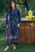 GARNET - 3PC LAWN EMBROIDERED SHIRT WITH CHIFFON PRINTED DUPATTA AND TROUSER - HML2793