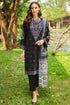 GARNET - 3PC LAWN EMBROIDERED SHIRT WITH DIAMOND PRINTED DUPATTA AND TROUSER - HML1730