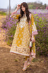 MUSHQ - 3PC DHANAK EMBROIDERED SHIRT WITH TWILL PRINTED SHAWL AND TROUSER - Hml2321