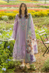MUSHQ - 3PC LAWN EMBROIDERED SHIRT WITH SILK PRINTED DUPATTA AND TROUSER - HML2844