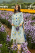 MUSHQ - 3PC LAWN EMBROIDERED SHIRT WITH SILK PRINTED DUPATTA AND TROUSER - Hml2185