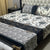 Luxury 3PC Cotton Double Bed Bedsheet in black & white  HML10001