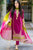 OMAL - 3PC DHANAK EMBROIDERED SHIRT WITH TYE & DYE CHIFFON DUPATTA AND TROUSER - HML1569