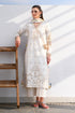ZAIB - 3PC LAWN CHIKANKAARI EMBROIDERED SHIRT WITH SILK PRINTED DUPATTA AND TROUSER - HML2993