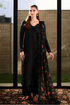 ZAIB - 3PC LAWN CHIKANKAARI EMBROIDERED SHIRT WITH CHIFFON PRINTED DUPATTA AND TROUSER - HML2963