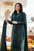 FLORENT - 3PC DHANAK EMBROIDERED SHIRT WITH DHANAK EMBROIDERED SHAWL AND TROUSER - HML2338