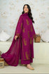 MOHAGNI - 3PC LAWN EMBROIDERED SHIRT WITH CHIFFON EMBROIDERED DUPATTA AND TROUSER - HML2872