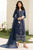 IZNIK - 3PC DHANAK EMBROIDERED SHIRT WITH TWILL PRINTED SHAWL AND TROUSER - HML2443