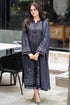 LIBAAS - 3PC DHANAK EMBROIDERED SHIRT WITH DHANAK EMBROIDERED SHAWL AND TROUSER - Hml2380