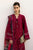 REPUBLIC WOMENSWEAR - 3PC DHANAK EMBROIDERED SHIRT WITH TWILL PRINTED SHAWL AND TROUSER - HML2484
