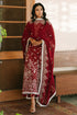 MAHNUR - 3PC LAWN EMBROIDERED SHIRT WITH KHADDI NET EMBROIDERED DUPATTA AND TROUSER - HML3000