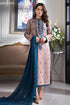 ASIM JOFA - 3PC DHANAK EMBROIDERED SHIRT WITH CHIFFON DUPATTA & TROUSER - HML2361