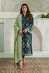 BATIK - 3PC DHANAK EMBROIDERED SHIRT WITH DHANAK EMBROIDERED SHAWL AND TROUSER - Hml2372