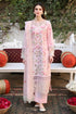 MAHNUR - 3PC LAWN EMBROIDERED SHIRT WITH KHADI NET EMBROIDERED DUPATTA AND TROUSER - HML2663