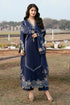 IZEL - 3PC LAWN EMBROIDERED SHIRT WITH ORGANZA EMBROIDERED DUPATTA AND TROUSER - HML2886