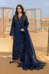 RANG RASIYA - 3PC LAWN LASERWORK EMBROIDERED SHIRT WITH KHADDI NET EMBROIDERED DUPATTA AND TROUSER - HML2744
