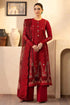 MARYAM HUSSAIN - 3PC LAWN EMBROIDERED SHIRT WITH KHADDI NET EMBROIDERED DUPATTA AND TROUSER - HML2870