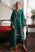 REPUBLIC WOMENSWEAR - 3PC DHANAK EMBROIDERED SHIRT WITH DHANAK EMBROIDERED SHAWL AND TROUSER - HML2430